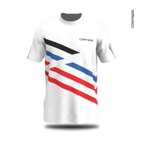 CORTIGER - Men's T-shirt Linea White - Short Sleeve